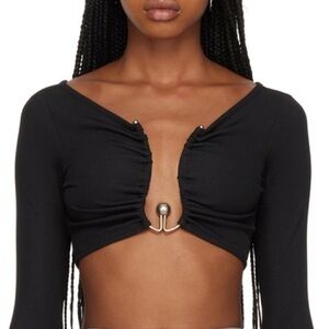 Christopher Esber Polar Orbit crop top